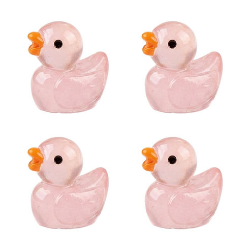 희비키 차량용 오리인형 초보운전 가이드 스티커 가이드라인 4p, 1개, 핑크