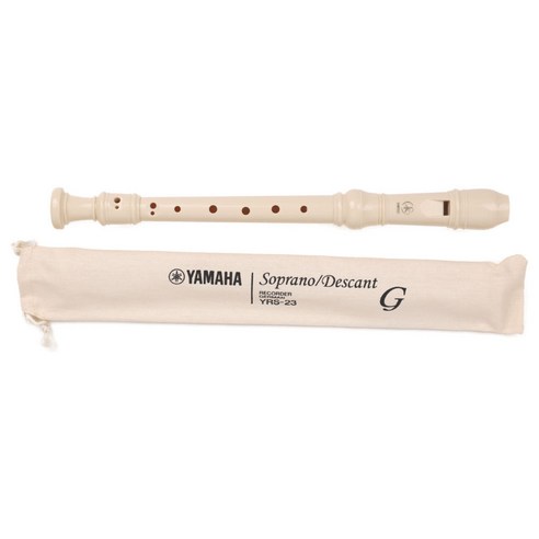 야마하 소프라노 리코더 저먼식 독일식 YRS-23G, 1개, 아이보리