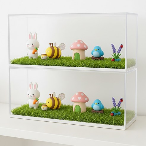 앙플러스 투명한 아크릴 케이스 피규어 장식장 솔직 후기 | 취미생활 필수템 - 상품 이미지 3