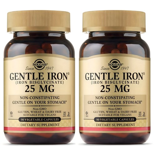 솔가 젠틀 철분 25mg 베지터블 캡슐 90정, 2개 실사용 후기 | 효과 있을까? - 상품 이미지 1
