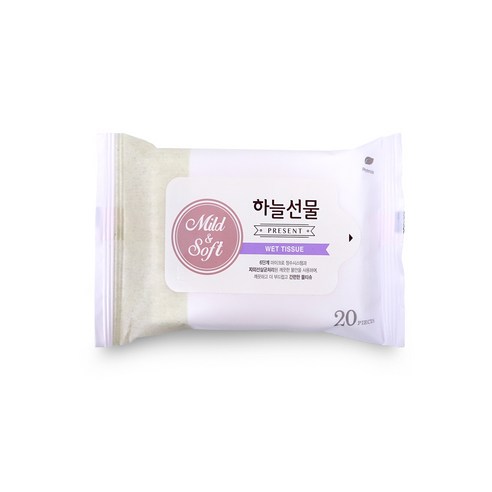 티엔비 하늘선물 미니 물티슈, 70g, 20매, 1개