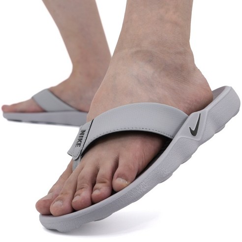 나이키 남성 여름 쪼리 물놀이 경량 플립플랍 쿠셔닝 폼 슬라이드 나들이 바캉스 슬리퍼 푹신한 비치 샌들 - 슬리퍼/쪼리