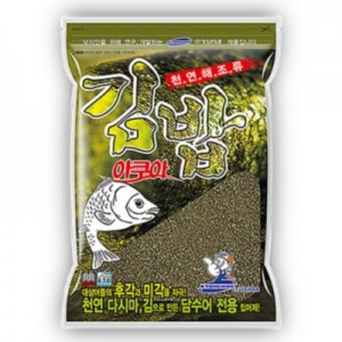 경원 김밥 해조류 어분 붕어 잉어 향어 집어제 민물낚시 떡밥, 380g, 1개