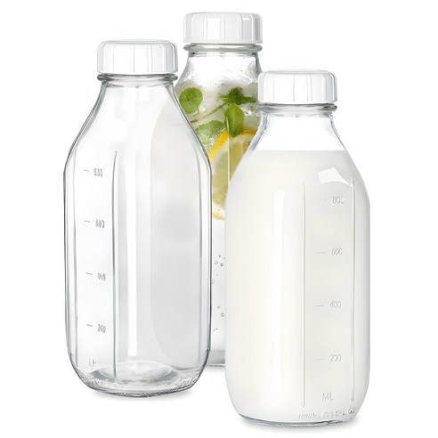 미르코리아 사각 밀폐 갤런 눈금 유리병 실사용 후기 | 효과 있을까? 썸네일