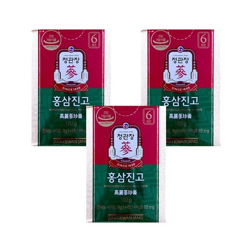 정관장 홍삼진고, 100g, 3개