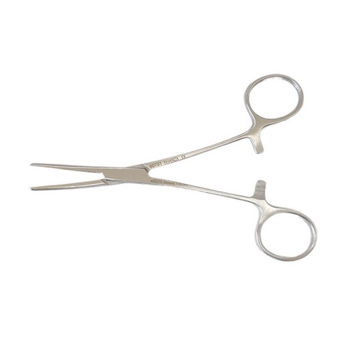 의료용 겸자 코헬 14cm 일반형, 1개, 곡타입 80701