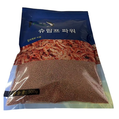 Fishing고고 새우함량이 풍부한 잉어/향어/붕어 떡밥 슈림프파워, 1개, 500g