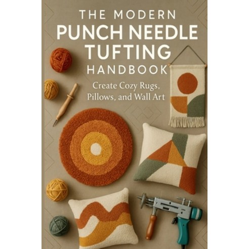 (영문도서)The Modern Punch Needle & Tufting Handbook: Create Cozy Rugs Pillows and Wall... Paperback, Independently Published, English, 9798292624301