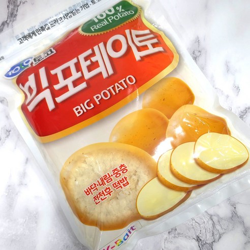 토코 빅포테이토 바닥 내림 중층 전천후 민물 낚시 떡밥 붕어 잉어 향어 집어제, 1개, 750g