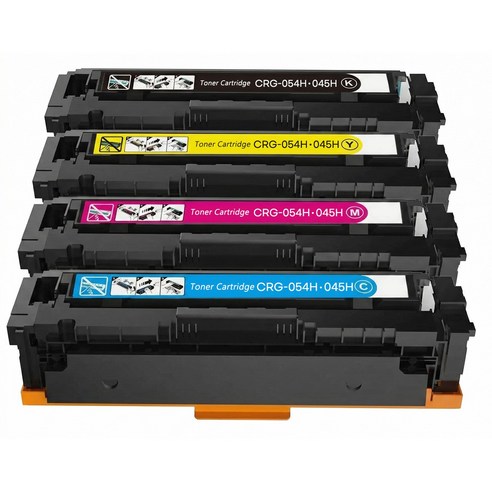 대용량 4색세트 캐논 MF645Cx MF635Cx MF643Cdw MF633Cdw LBP621Cw LBP611Cnz 호환 CRG-054H 045H 토너 카트리지, 1세트, 4색