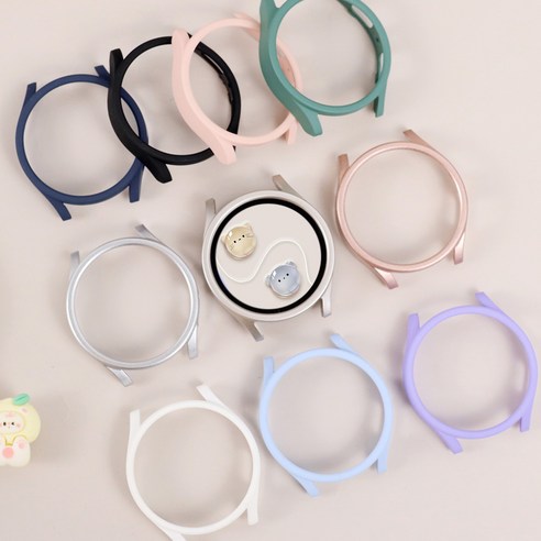 오르몽트 갤럭시워치7 PC 하프커버 40mm 44mm 호환 보호커버 케이스 경량, 미드나잇블루