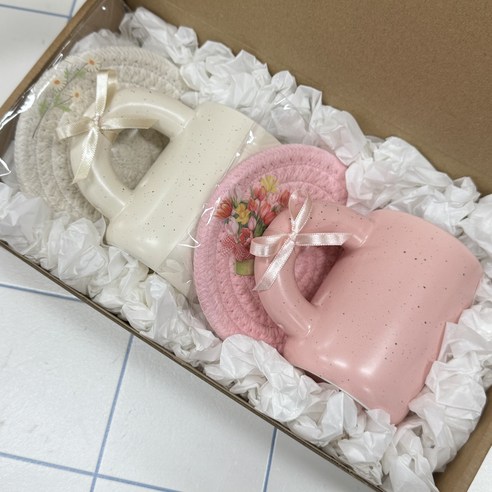 [스리아마켓] 머그컵 커플세트: 사랑을 담아 건네는 따뜻함