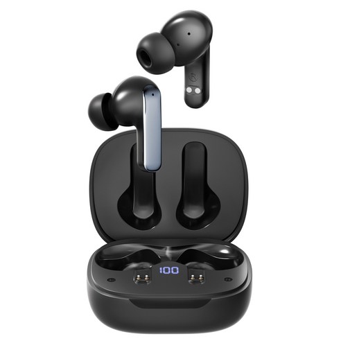 YINTEE 무선 블루투스 이어폰 커널형 ENC 노이즈 캔슬링 고음질 C타입 LED 이어폰 이미지 3