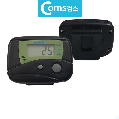 도도몰 디지털 만보계 칼로리 Km 이동거리 표시기 만보기 걸음측정기 - 만보기/심박/칼로리측정기