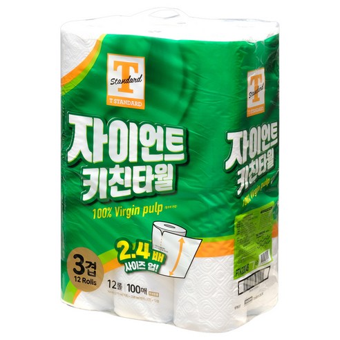 자이언트 키친타월 3겹 100매, 12개 솔직 후기 | 실사용자 리뷰 분석 - 상품 이미지 3
