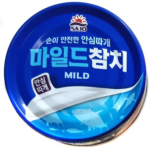 사조참치 마일드참치 85g x 1캔/안심따개/오메가3/DHA함유, 1개
