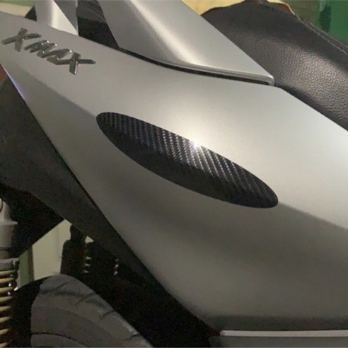 XMAX TMXA 포르자 PCX 오토바이 제꿍 커버업 카본스티커, 1개, 카본 1개, 카본