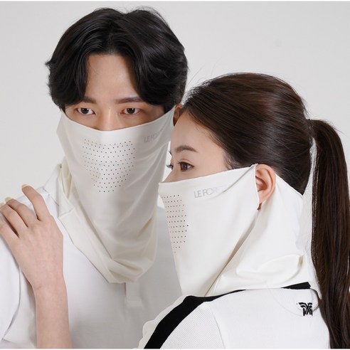 르포스 자외선차단 쿨 스포츠 골프 마스크 1+1 이미지 2