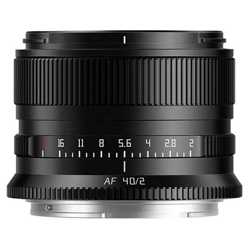 티티아티산 AF 40mm F2 풀프레임 니콘 Z마운트 전용 자동 초점 미러리스 단렌즈, 블랙
