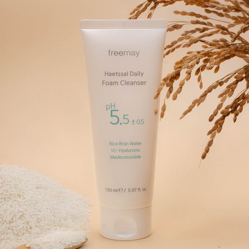 프리메이 피지 98%개선 임상 햇쌀 데일리 약산성 클렌징 폼 이미지 3
