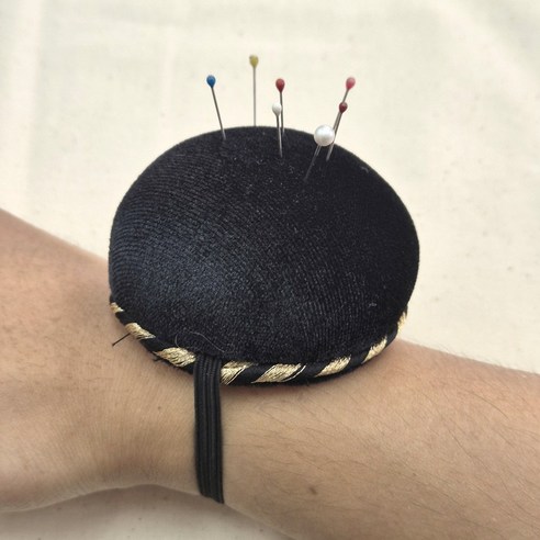 고급 벨벳 핀쿠션 시침핀 손목 핀봉 비로도 시침핀꽂이 바늘꽂이 이미지 3