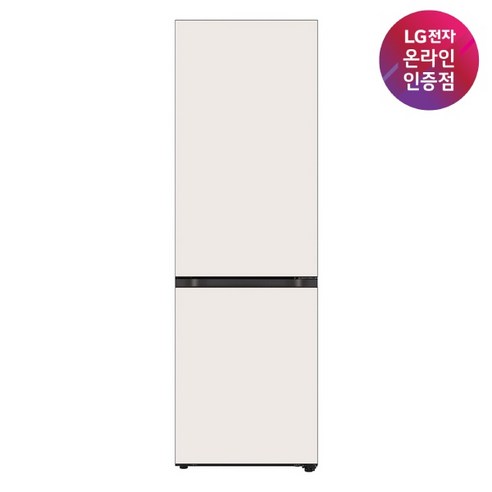 [색상선택형] LG전자 오브제컬렉션 모던엣지 미스트 344L 2도어 냉장고 방문설치, Q342GBB133S