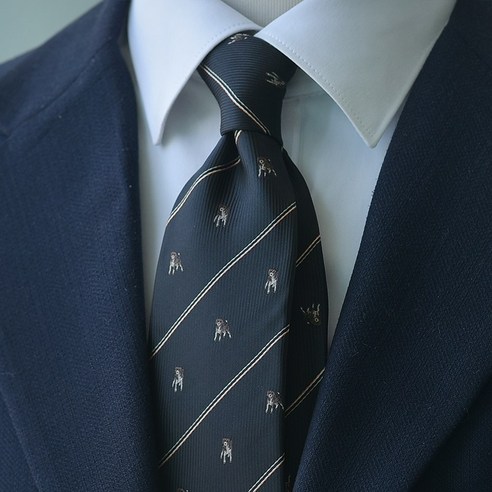 어버너 넥타이 그리팅 독 4color