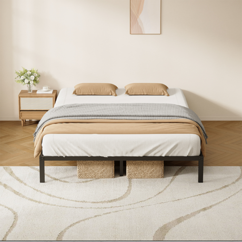 삐걱거림 없는 편안한 잠, KURUA 철제 침대프레임으로 시작하세요.