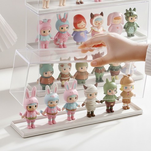 앙플러스 투명한 아크릴 케이스 피규어 장식장 이미지 4