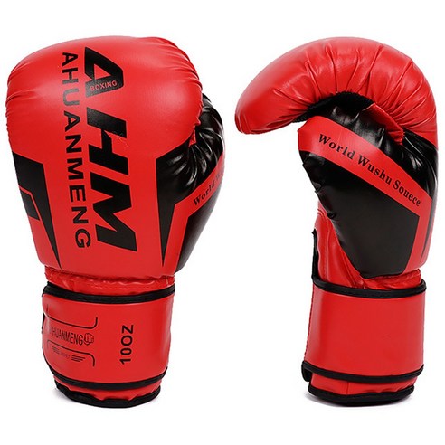 카르빈 권투 글러브 킥 복싱 MMA, 1개, 레드