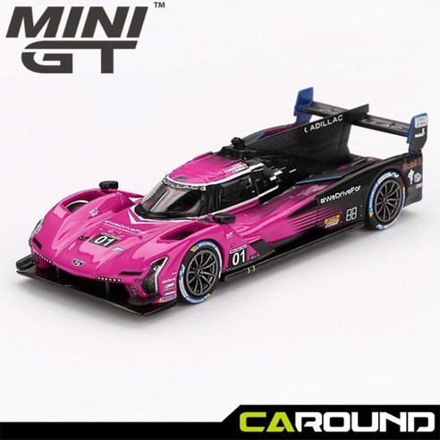 미니지티(1010) 1:64 캐딜락 V-Series.R No.01 캐딜락 레이싱 2024 IMSA Petit Le Mans, 1개, 1010