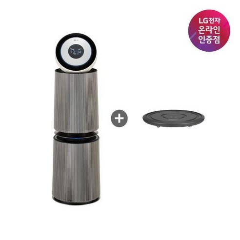 (LG전자) 퓨리케어 오브제컬렉션 AI 360° 공기청정기 AS335NSAC+PWH8DBA (무빙휠 포함), 상세페이지 참조