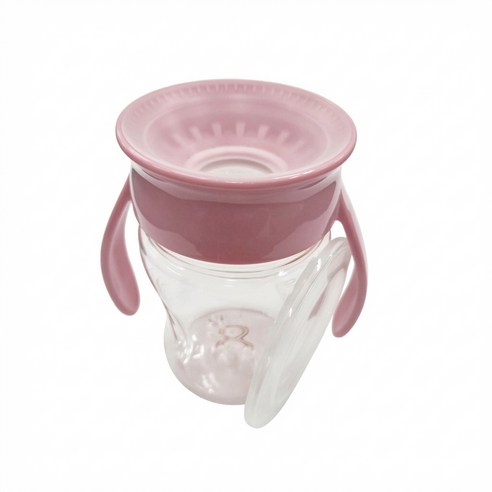 와우컵 베이비 트라이탄 스파우트컵 뚜껑포함, 207ml, 1개, 파스텔핑크