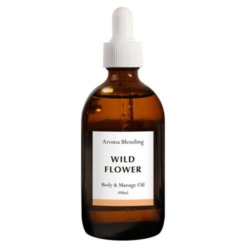 소소코 100% 천연 블랜딩 아로마 바디오일 마사지오일 라이트버전, 1개, 100ml, 1-9. 와일드플라워_라이트버전