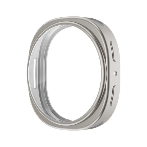 갤럭시워치8 호환 풀커버 케이스 TPU 투명 보호필름 40mm 44mm, 실버