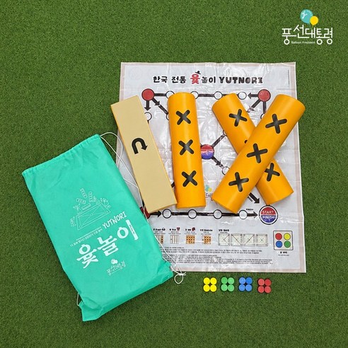 풍선대통령 프리미엄 특대형 윷놀이 세트 58cm