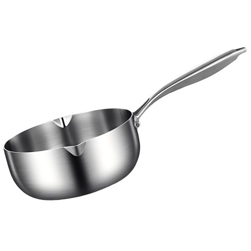 CookNest 통5중 미니형 스텐 316 멀티팬 편수 냄비, 1개, 은색, 18cm