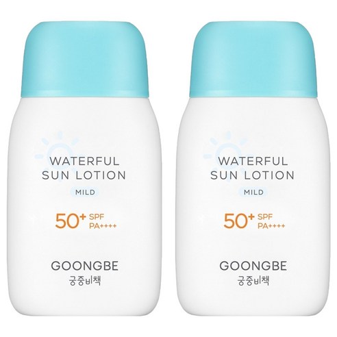 궁중비책 워터풀 유아 선로션 마일드 SPF50+ PA++++, 80g, 2개