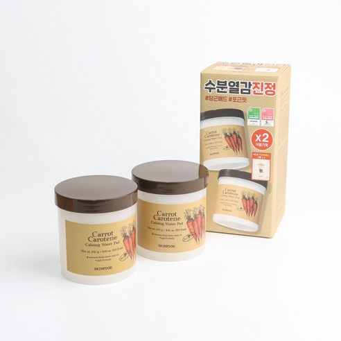 스킨푸드 캐롯 카로틴 카밍 워터 패드 250g 솔직 후기 | 실사용자 리뷰 분석 - 상품 이미지 1