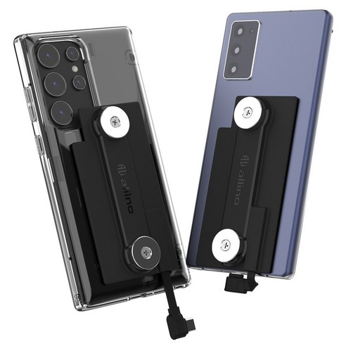 알리노 오토바이 딱판 자석 충전패드 배달대행 라이더 찍판 거치대, C타입, 본품