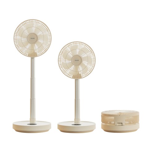 한경희 10인치 무선 BLDC 폴딩 에어 써큘레이터 선풍기 HC-100F, 아이보리