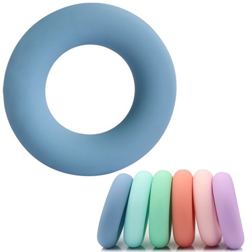 도넛 악력기, 파스텔 블루 (60LB), 1개