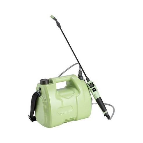 農用電動噴霧器充電式揹負式帶顯示屏, 1個, B-4北歐綠【長續航】,8L