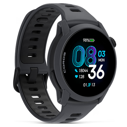코로스 페이스4 스포츠 스마트 워치 실리콘 스트랩 포함, GPS + 블루투스, 43.4mm, 블랙