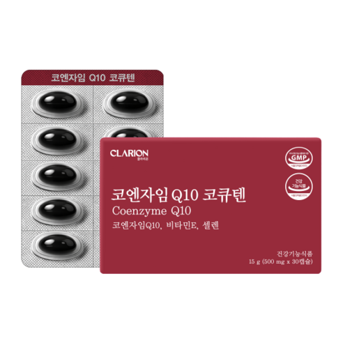 클라리온 클라리온 코엔자임 Q10 코큐텐 30캡슐, 30회분, 5개