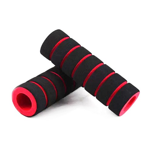 템파 스쿠터 스폰지 핸들그립 브레이크레버그립 PCX NMAX 포르자 슈퍼커브, 1세트, 핸들그립 레드