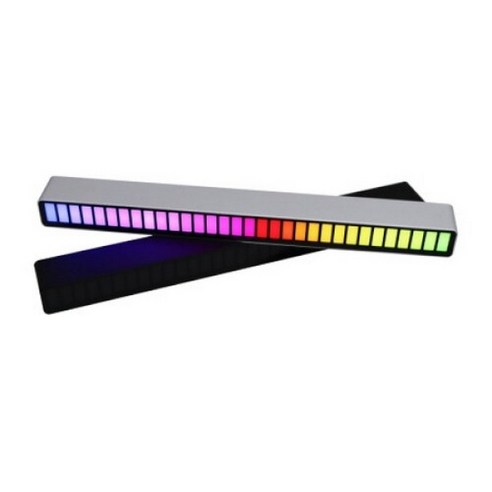 (장우컴퍼니) LED RGB바 뮤직 이퀄라이저 소리반응 무드등 - 변환젠더 | 쿠팡
