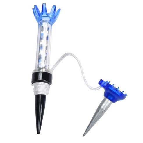 [골프면세점] 플라스틱 자석티 5개 set 마그네틱 롱티 숏티 세트, 블루