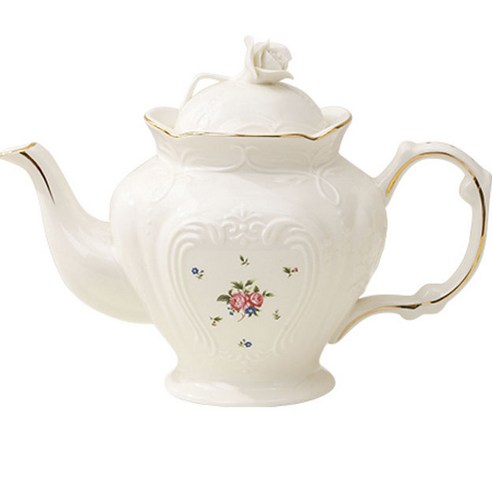 Le Pei 심플 앤 러블리 플라워 커피 포트 LP007, 1050ml, 1개