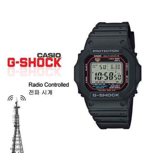 지샥 G-SHOCK 국내재고 오리진 태양열충전 전파 손목시계 GW-M5610U-1, GW-M5610U-1